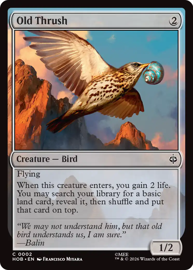 Old Thrush [The Hobbit]