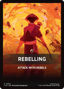 Rebelling Theme Card [Avatar: The Last Airbender Tokens]
