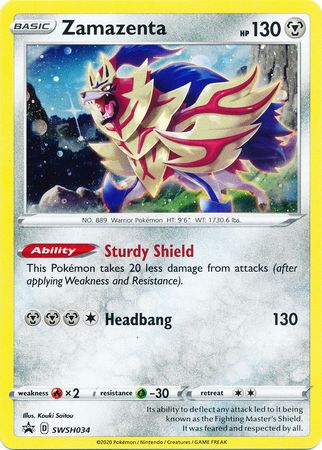 Zamazenta (SWSH034) [Sword & Shield: Black Star Promos]