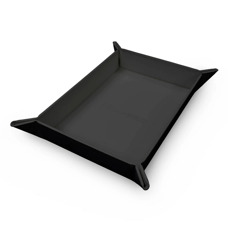 Vivid Foldable Magnetic Dice Tray: Black