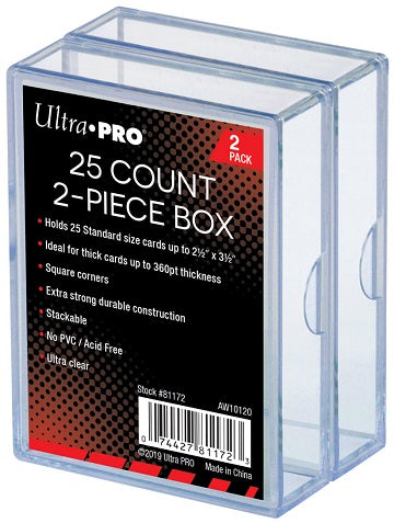 Ultra Pro 25 Count 2-Piece Box