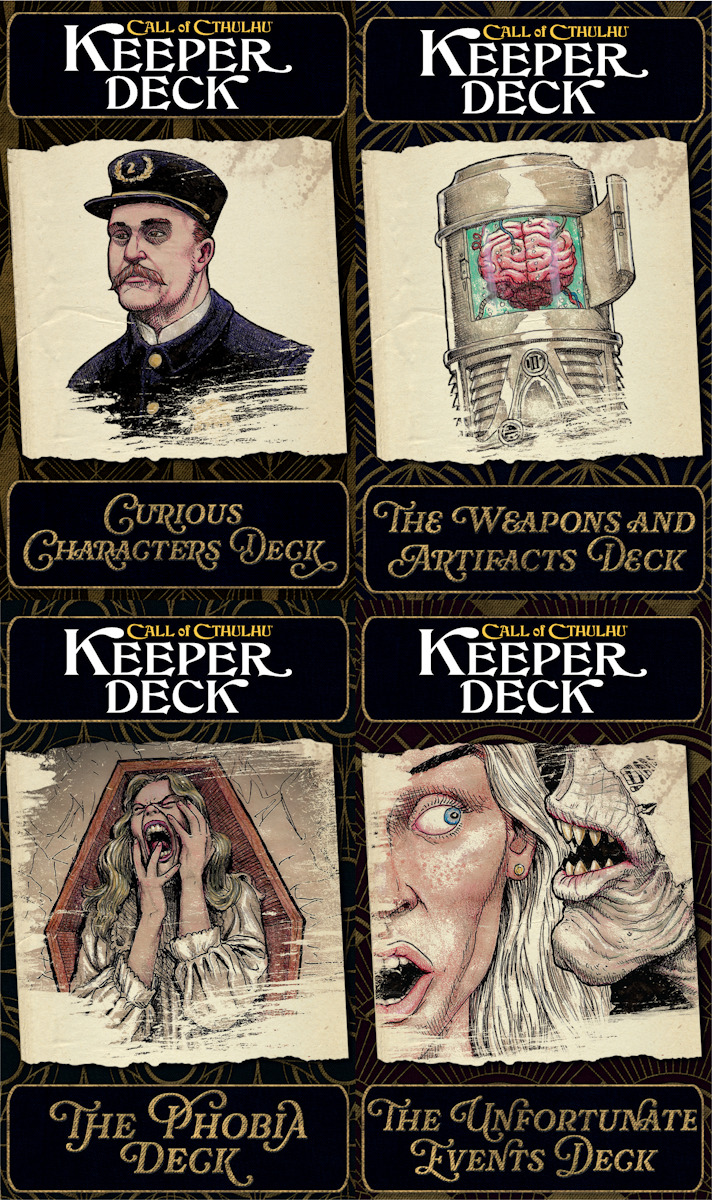 Call of Cthulhu: Keeper Decks 2nd Edition