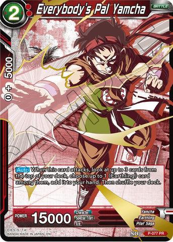 Everybody's Pal Yamcha (Alternate Art) [P-077]