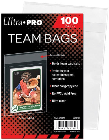 Team Bags Resealable Sleeves