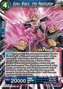 Goku Black, the Replicator (Series 7 Pre-Release) (BT7-042) [Assault of the Saiyans]