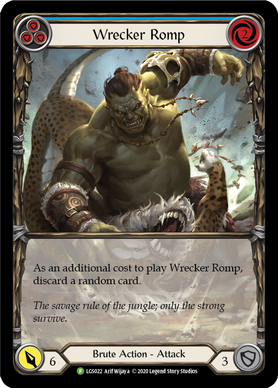 Wrecker Romp (Blue) [LGS022] (Promo)  Rainbow Foil