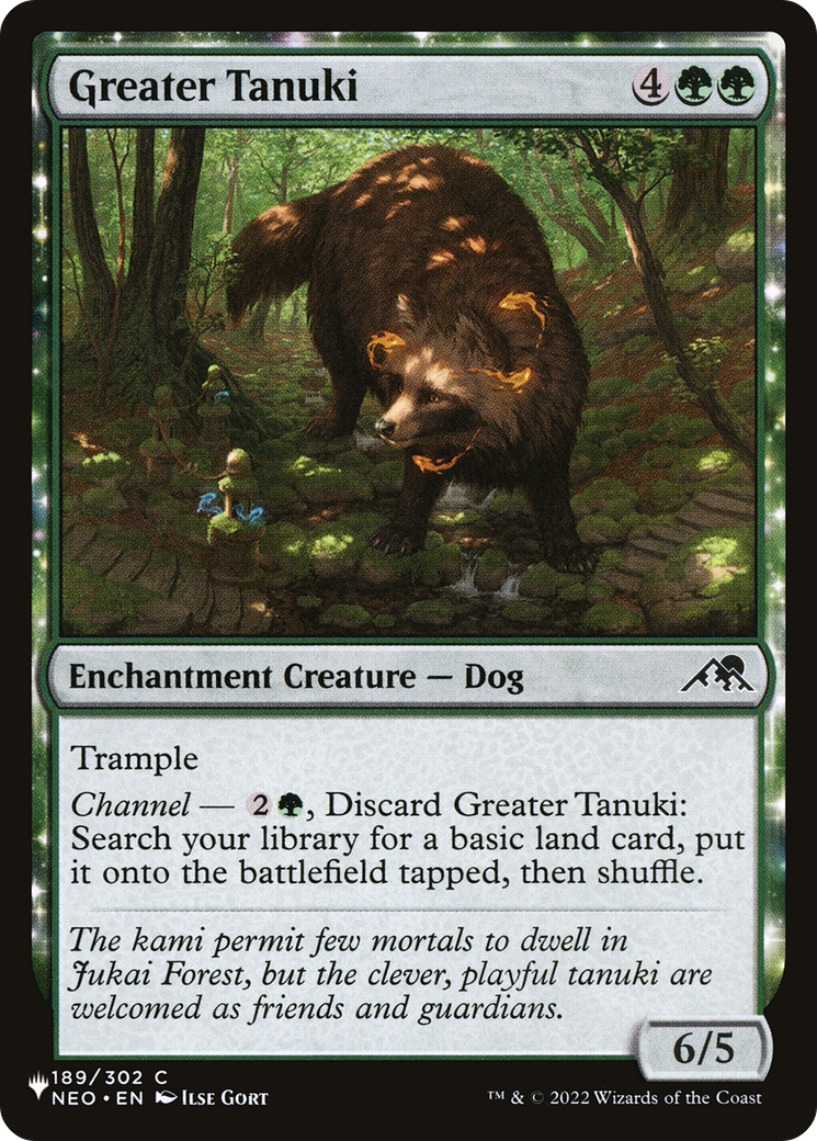 Greater Tanuki [The List]