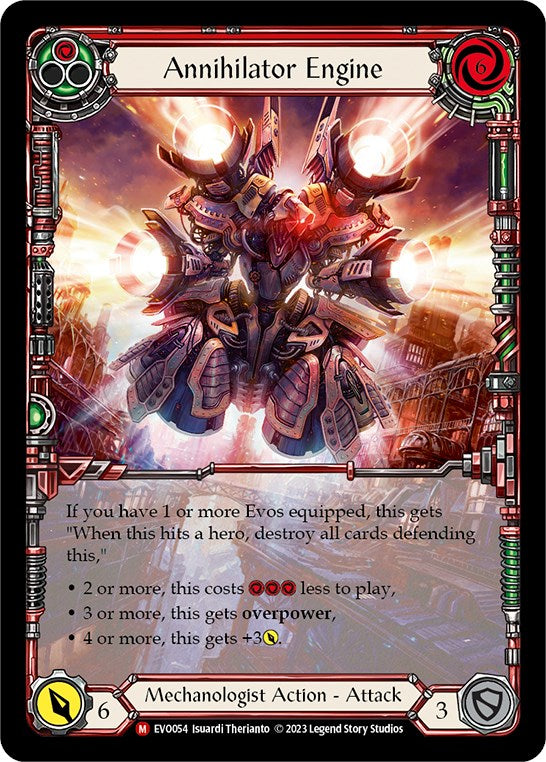 Annihilator Engine (Extended Art) [EVO054] (Bright Lights)  Rainbow Foil