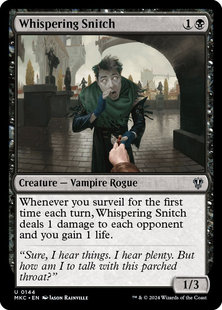 Whispering Snitch [Murders at Karlov Manor Commander]