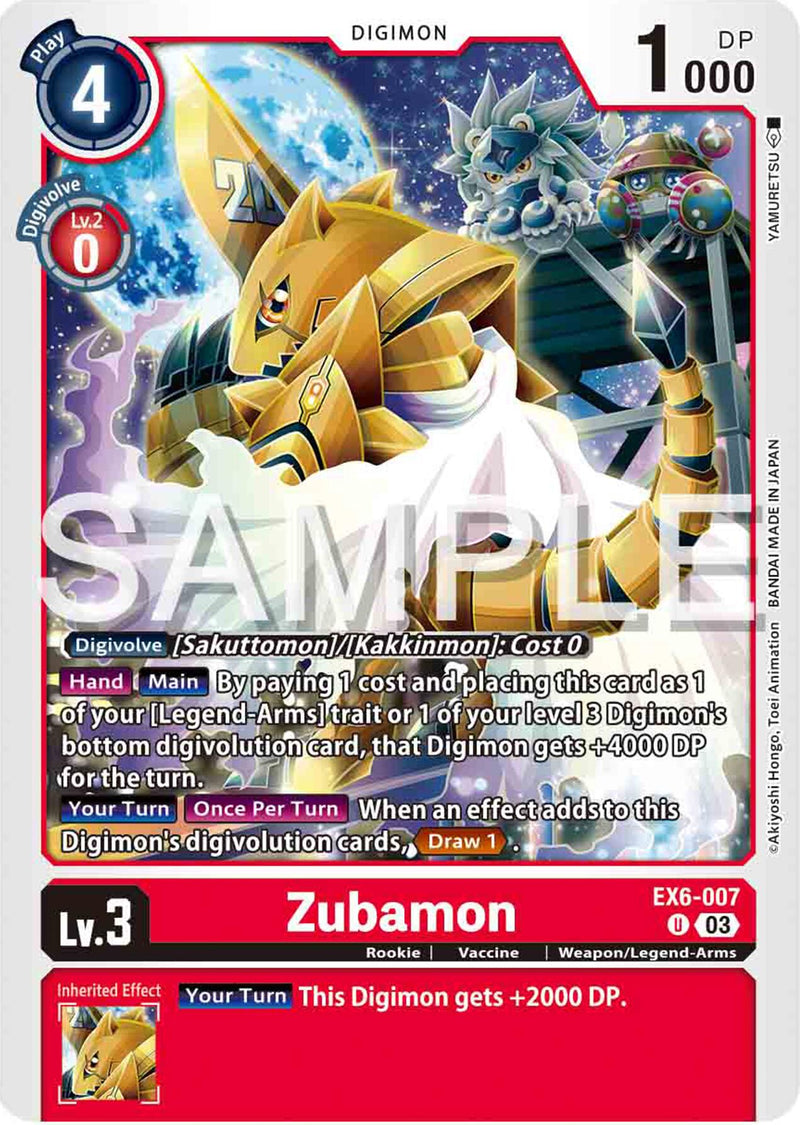 Zubamon [EX6-007] [Infernal Ascension]