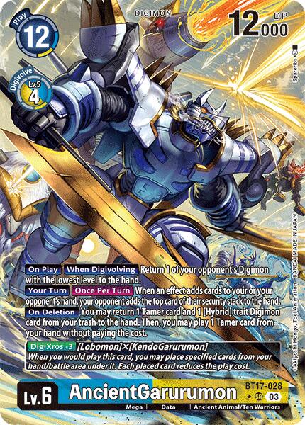 AncientGarurumon [BT17-028] (Alternate Art) [Secret Crisis]