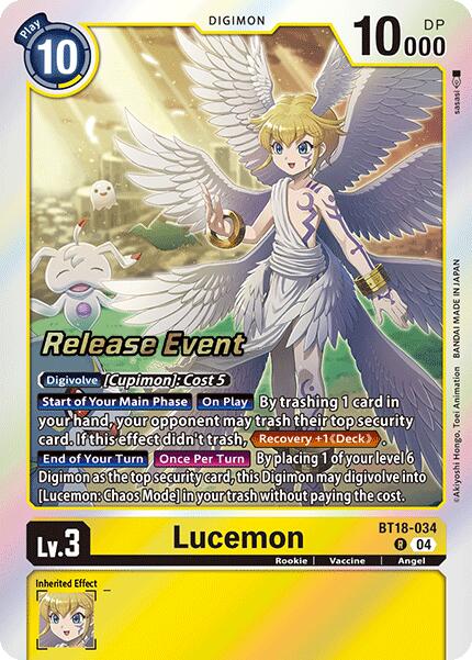 Lucemon [BT18-034] [Release Special Booster Ver.2.0 Promos]
