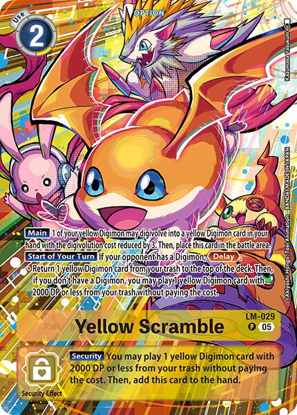 Yellow Scramble [LM-029] (Alternate Art) [Starter Deck: Hero of Hope]
