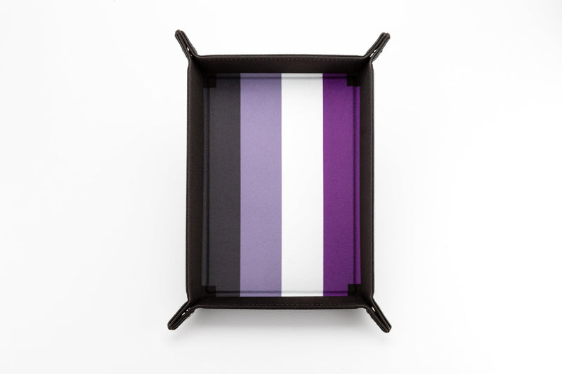 Pride Folding Dice Tray - Asexual Pride Flag