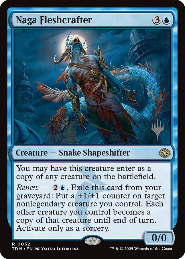 Naga Fleshcrafter (Promo Pack) [Tarkir: Dragonstorm Promos]
