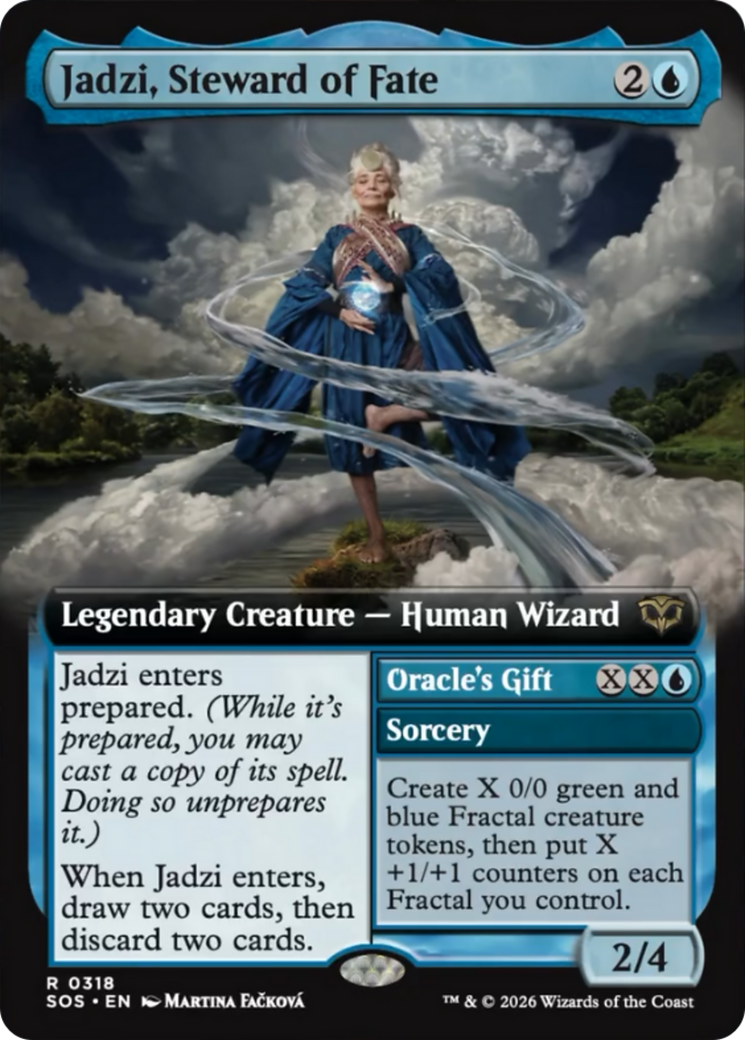 Jadzi, Steward of Fate (Extended Art) [Secrets of Strixhaven]