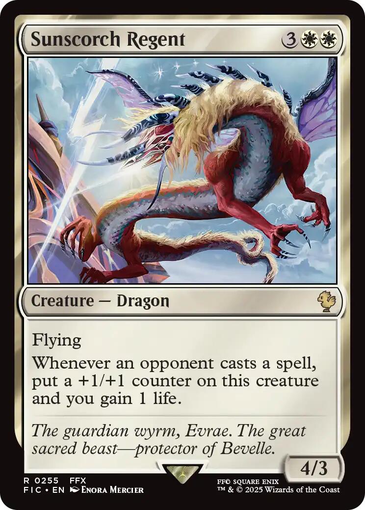 Sunscorch Regent (Surge Foil) [FINAL FANTASY Commander]