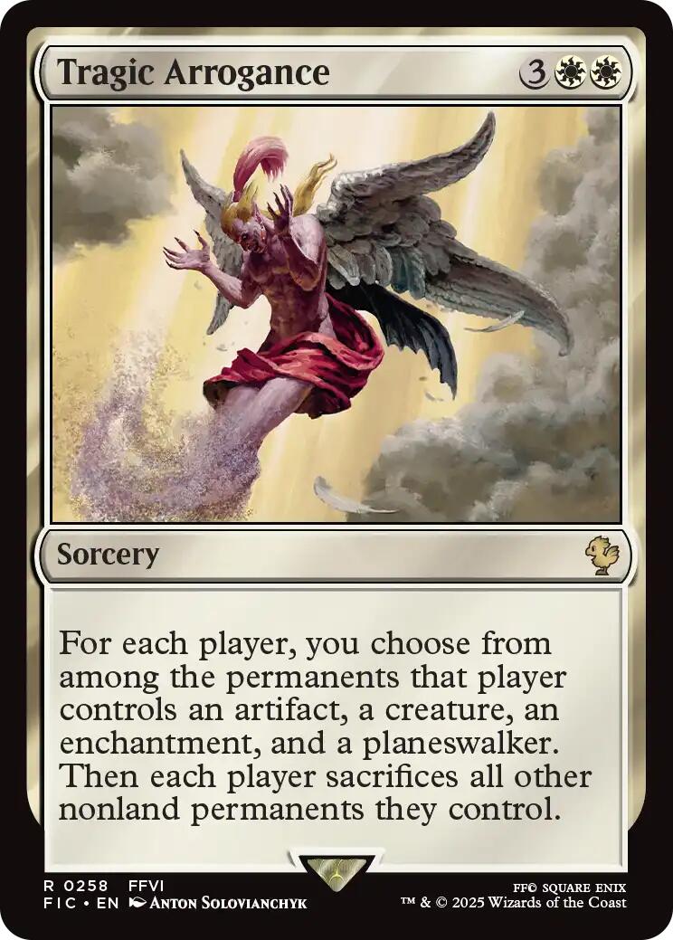 Tragic Arrogance (Surge Foil) [FINAL FANTASY Commander]