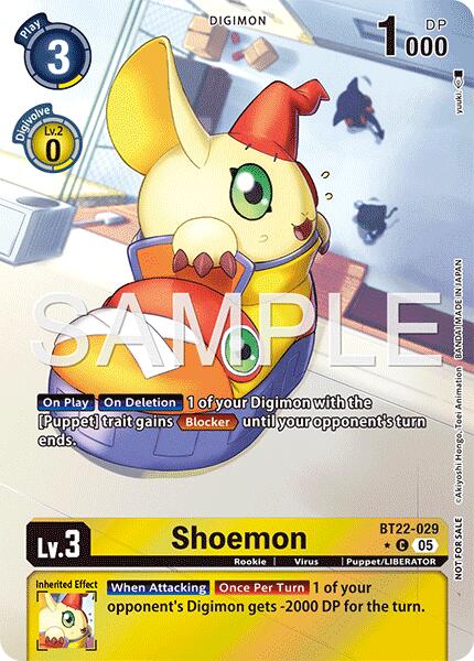 Shoemon [BT22-029] (Box Topper) [Cyber Eden]