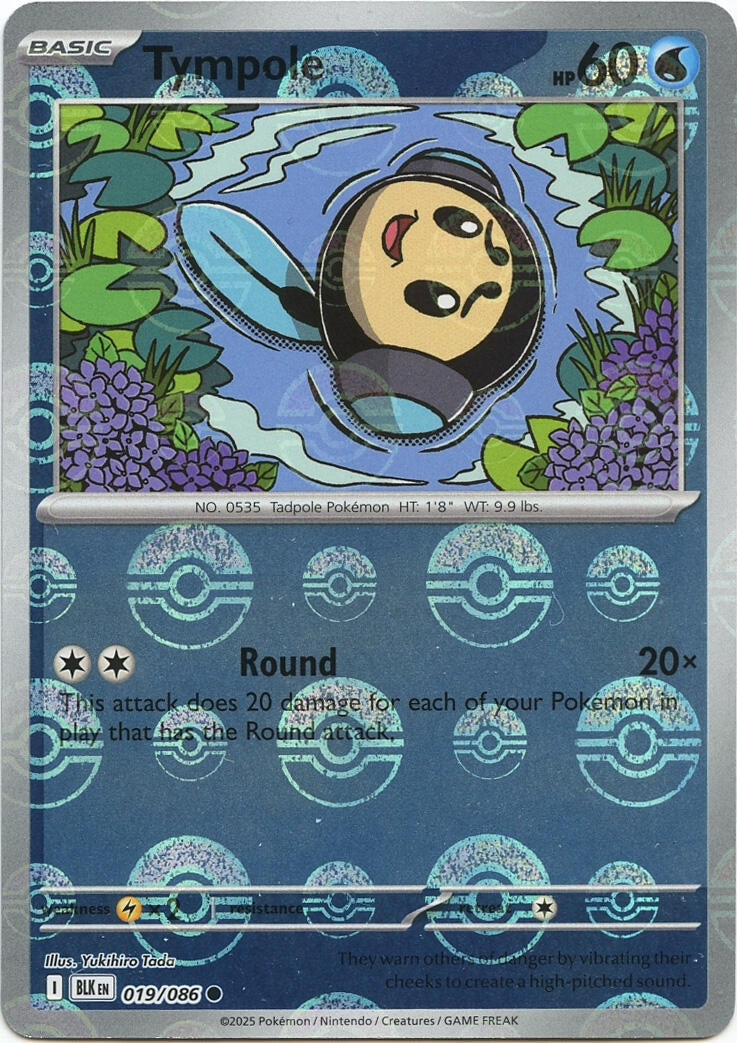 Tympole (019/086) (Poke Ball Pattern) [Scarlet & Violet: Black Bolt]