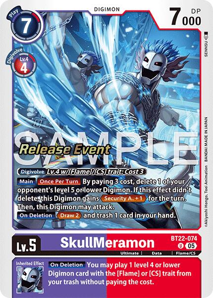 SkullMeramon [BT22-074] [Cyber Eden Release Event Cards]