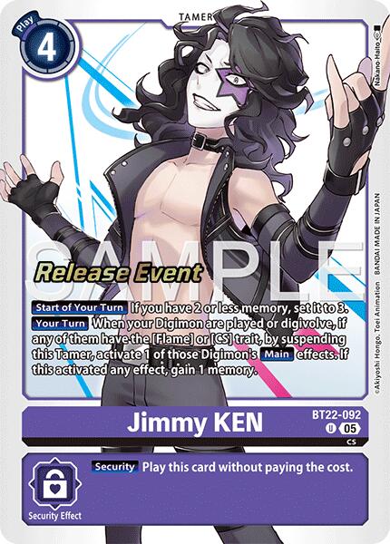 Jimmy KEN [BT22-092] [Cyber Eden Release Event Cards]