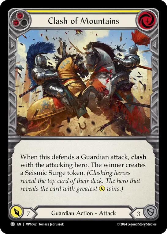 Clash of Mountains (Yellow) [MPG062] (Mastery Pack Guardian)