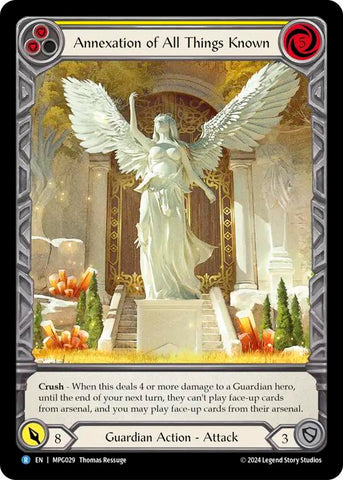 Annexation of All Things Known (Extended Art) [MPG029] (Mastery Pack Guardian)  Rainbow Foil