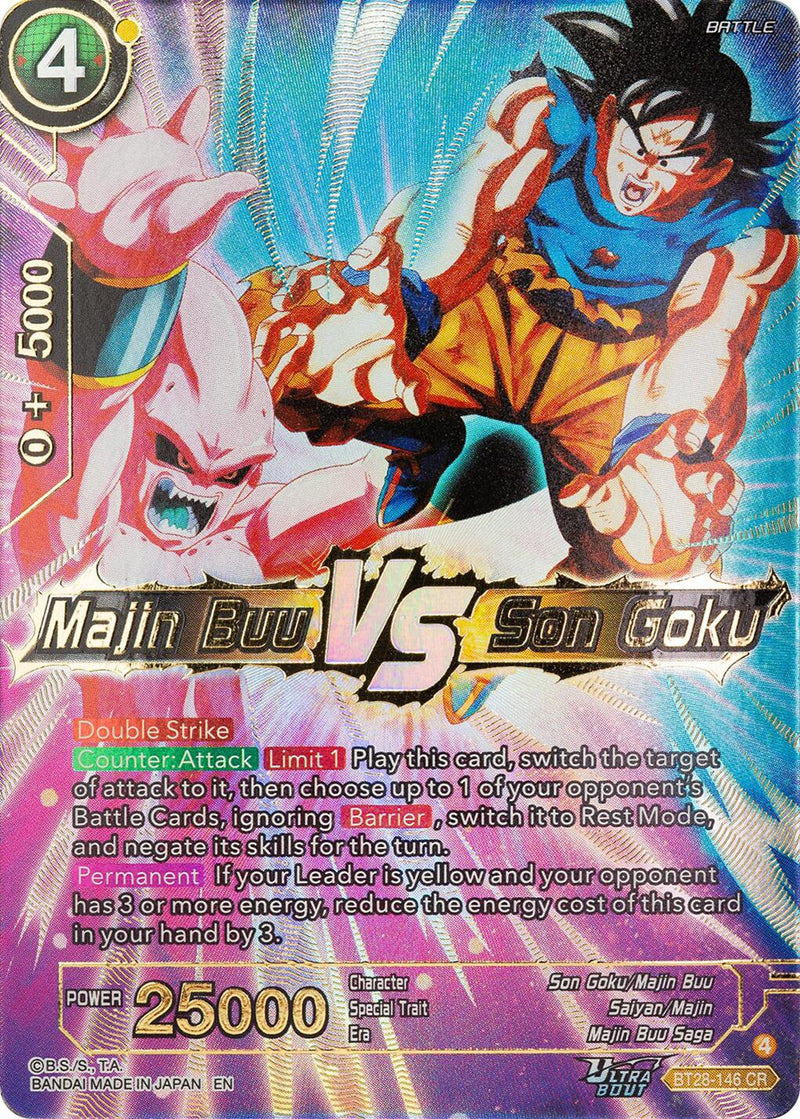 Majin Buu VS Son Goku (BT28-146) [Prismatic Clash]