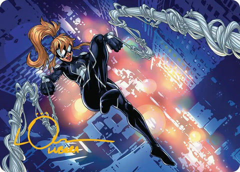 Arana, Heart of the Spider Art Card (Gold-Stamped Signature) [Marvel's Spider-Man Art Series]