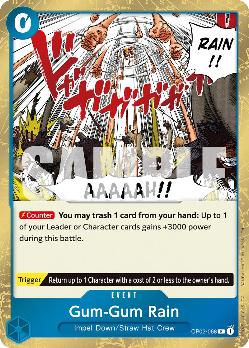 Gum-Gum Rain (Reprint) [Premium Booster -The Best- Vol. 2]