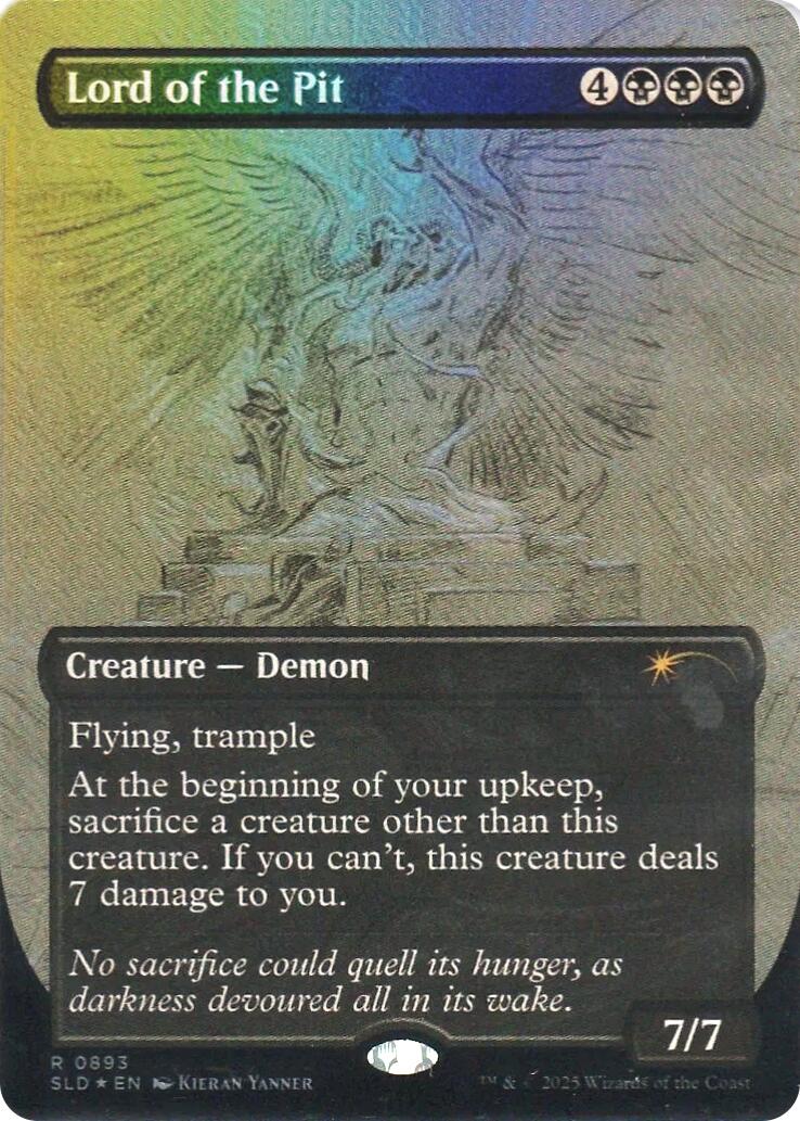 Lord of the Pit (Sketch Showcase) (Rainbow Foil) [Secret Lair Drop Series]