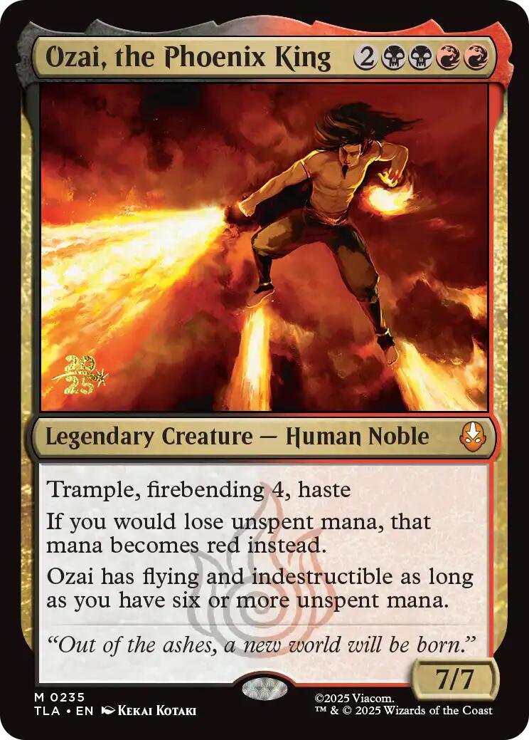 Ozai, the Phoenix King [Avatar: The Last Airbender Prerelease Cards]