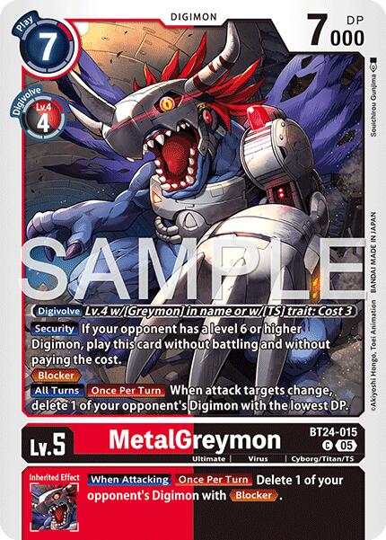 MetalGreymon [BT24-015] [Time Stranger]