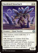 Burdened Stoneback [Lorwyn Eclipsed]