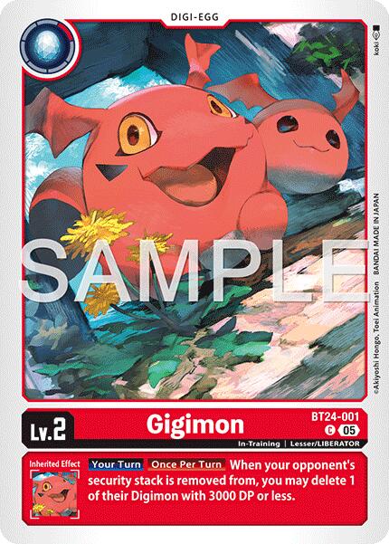 Gigimon [BT24-001] [Time Stranger]
