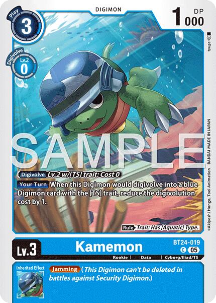 Kamemon [BT24-019] [Time Stranger]