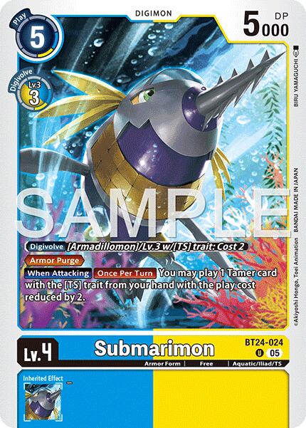 Submarimon [BT24-024] [Time Stranger]