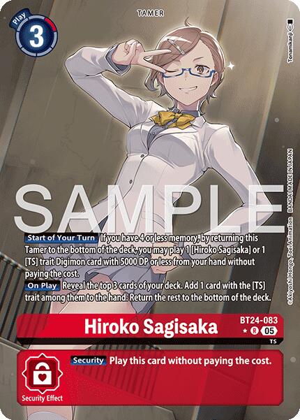 Hiroko Sagisaka [BT24-083] (Alternate Art) [Time Stranger]