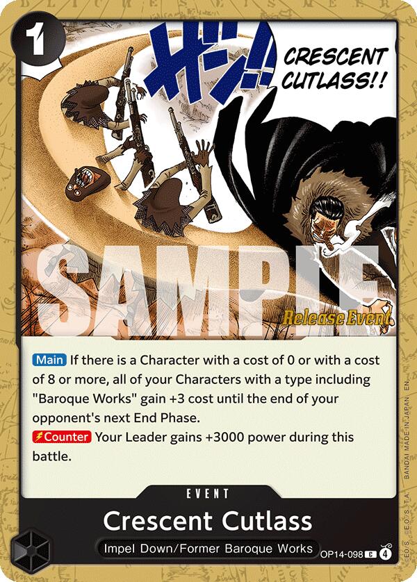 Crescent Cutlass [The Azure Sea's Seven Release Event Cards]
