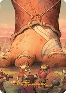 Meek Attack Art Card (Gold-Stamped Signature) [Lorwyn Eclipsed Art Series]