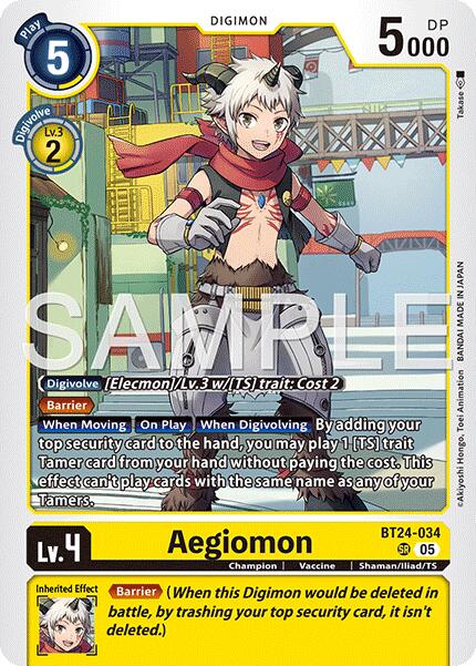 Aegiomon [BT24-034] [Time Stranger]