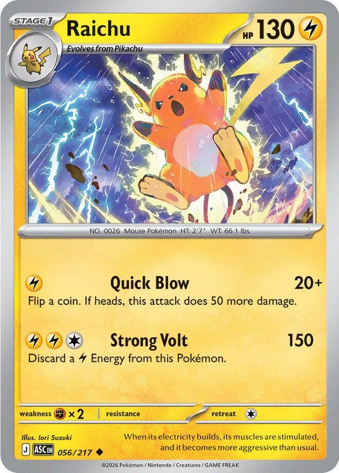 Raichu (056/217) [Mega Evolution: Ascended Heroes]