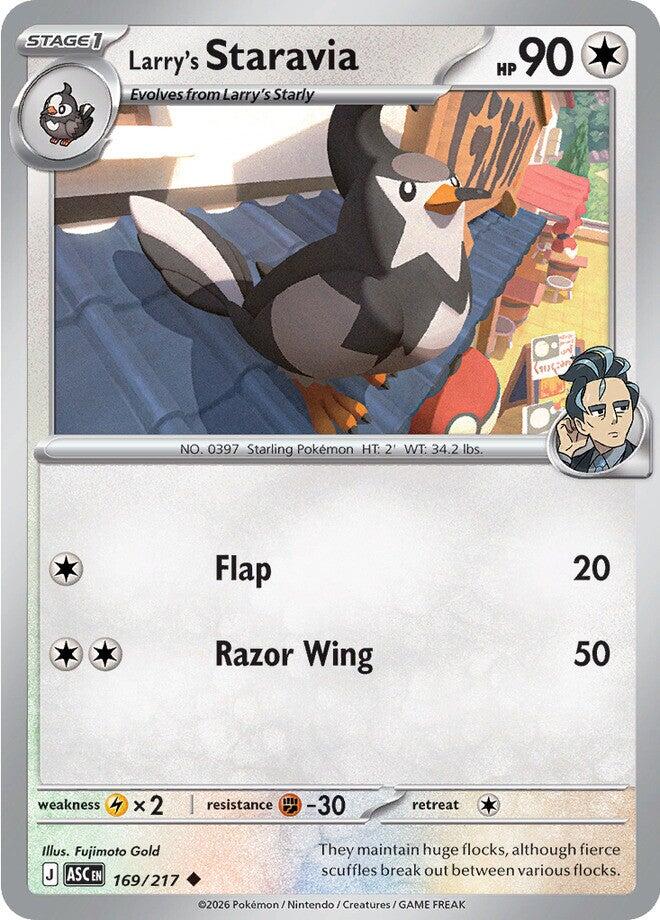 Larry's Staravia (169/217) [Mega Evolution: Ascended Heroes]