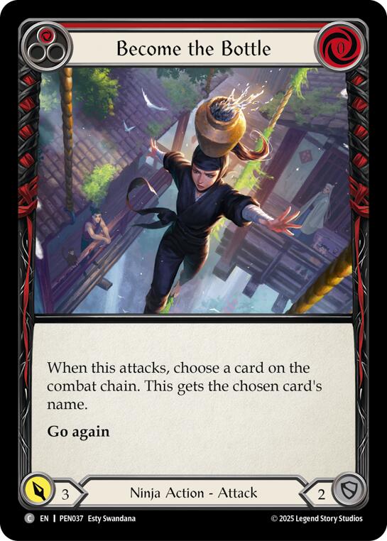 Become The Bottle (Red) (Regular) [PEN037] (Compendium of Rathe)