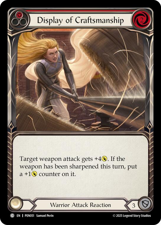 Display Of Craftsmanship (Red) (Regular) [PEN051] (Compendium of Rathe)