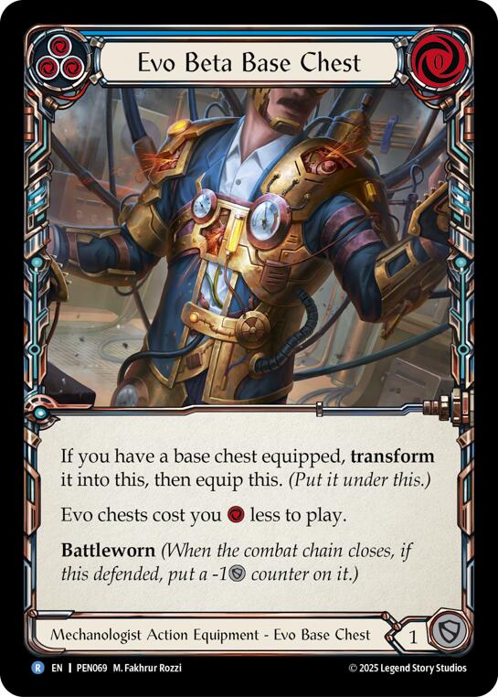 Evo Beta Base Chest (Blue) (Regular) [PEN069] (Compendium of Rathe)