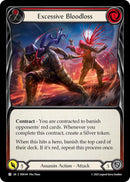 Excessive Bloodloss (Red) (Rainbow Foil) [PEN144] (Compendium of Rathe)  Rainbow Foil