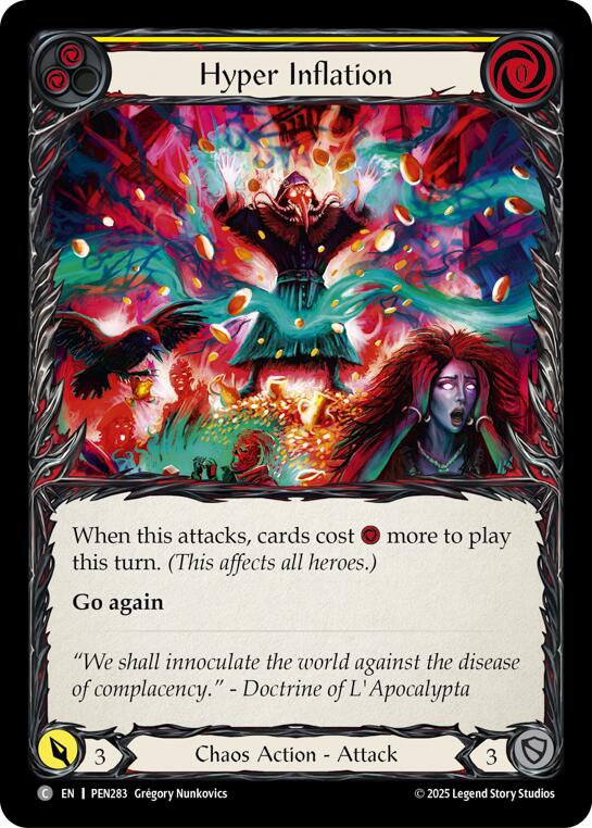 Hyper Inflation (Yellow) (Regular) [PEN283] (Compendium of Rathe)