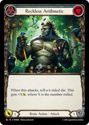 Reckless Arithmetic (Blue) [PEN006] (Compendium of Rathe)  Rainbow Foil